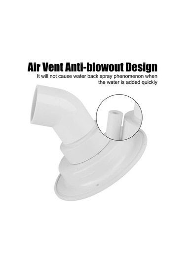 Trendooze Gaojunshop01 Siyah 80mm Kilitlenebilir Karavan Tekne Kapak 10mm Havalandırmalı Su Dolum Black Edition Siyah