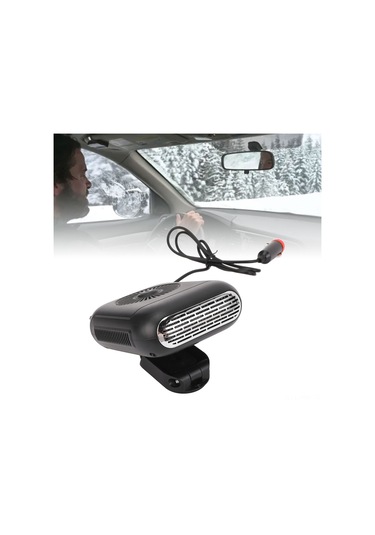 Moveevo 12v Akıllı Otomobil Isıtıcı - 360 Döner Kafa, 2 Seviye Sıcaklık Ayarı, Sessiz Ve Verimli, Abs Malzeme, Sigara Ateşi Bağlantısı