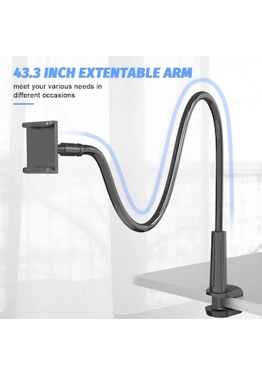 Hobimtek Esnek Yatak Masa Vb Telefon Tutucu 3,5 6,5 İnç Arası