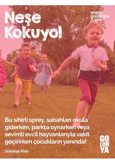 Golonya Kids 4'lü Sprey Kolonya