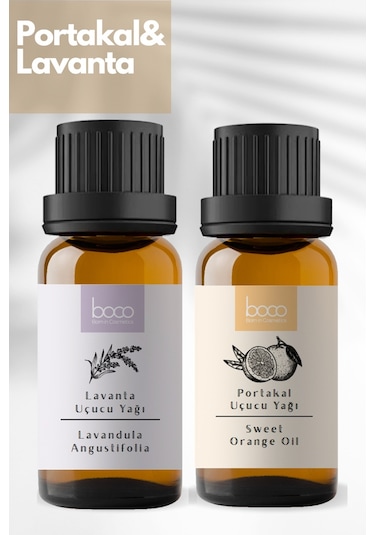 Boco Born In Cosmetics Lavanta + Portakal Saf Aromaterapi Uçucu Yağı 2 x 10 ML