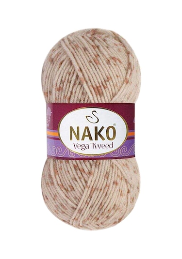 5 Adet Vega Tweed Premium Akrilik El Örgü İpi Yünü No: 35032 RYL-NWNKVT35032-5