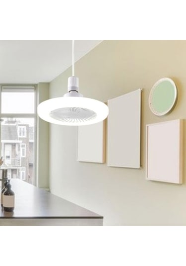 Wondernest Vantilatörü Tavan Suntek Sessiz Renk Modern Işık Çalışma 3 Vu Beyaz