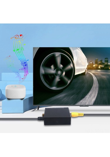 Springsun Aımos Ct02 Metal Ses Dönüştürücü - Koaksiyel Ve Optik Fiber Arası Çift Yönlü, Pcm2.0/dts/dolby-ac3 Desteği, 25mbps Aktarım Hızı