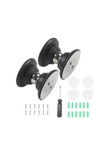 Suntek 2x Rv Kapı Durdurucu Kargo Römork Bölmeleri Için Siyah