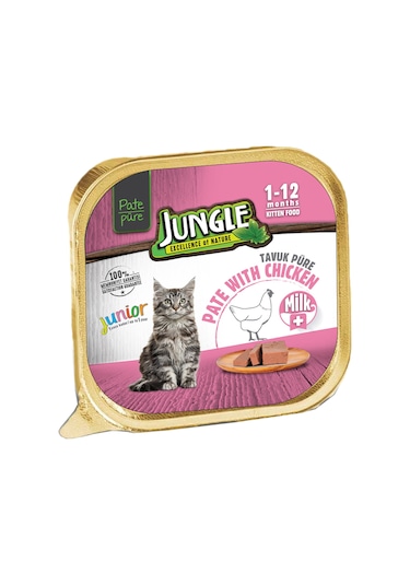 100 Gr Püre Kedi Maması Yavru Sütlü & Tavuklu - 12'li