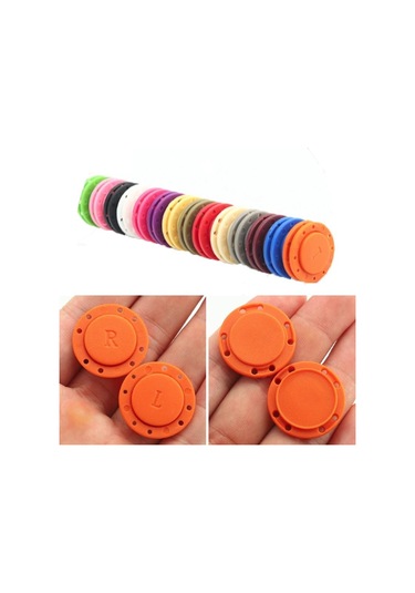 Mavi Bir Çift Mıknatıs Düğmeler Metal Düğmeler El Yapımı Dıy Giyim Dekorasyon 2.2cm