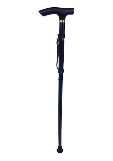 Watton Wt-008 Katlanabilir Dağcı Yürüyüş Bastonu 90cm Baton Siyah