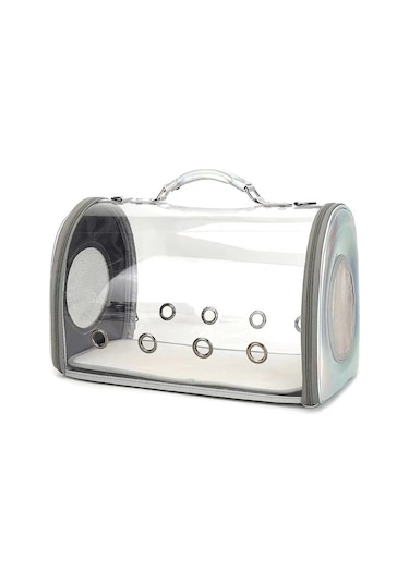 Fochsia Dışarı Kedi Çantası Nefes Alabilir Evcil Hayvan Çantası Taşınabilir Büyük Kapasiteli Köpek