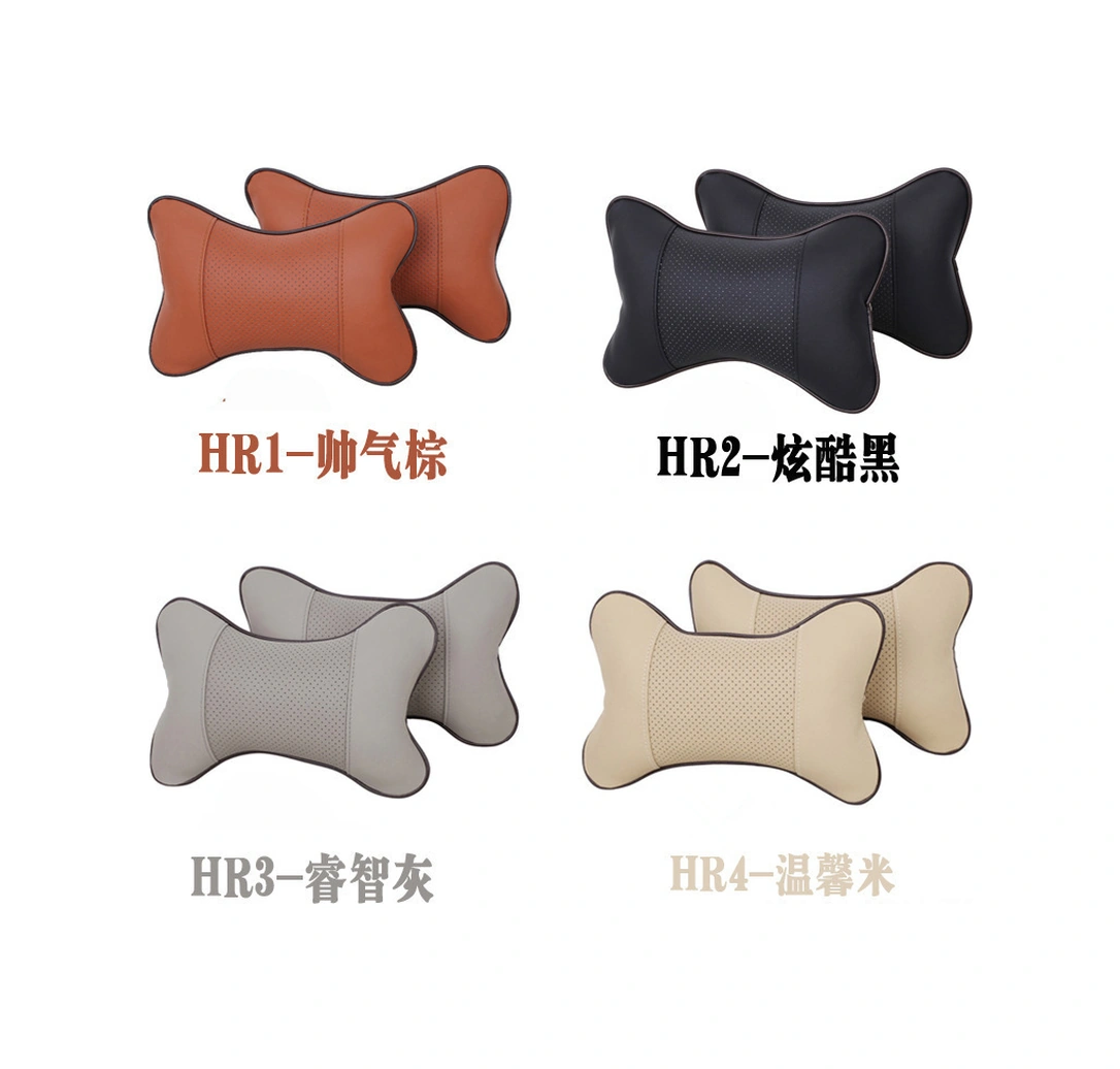 Youmex Araba Ve Ev İçin Kullanıma Uygun Dayanıklı Deri Boyun Yastığı, Akıllı Dikdörtgen Yastık, Nem Emici Ve Rahatlatıcı Fonksiyonlu, Bej