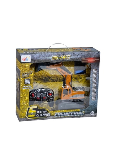 Wll Uzaktan Kumandalı 1:24 Ölçekli Paletli Kepçe 680a2 Çok Renkli