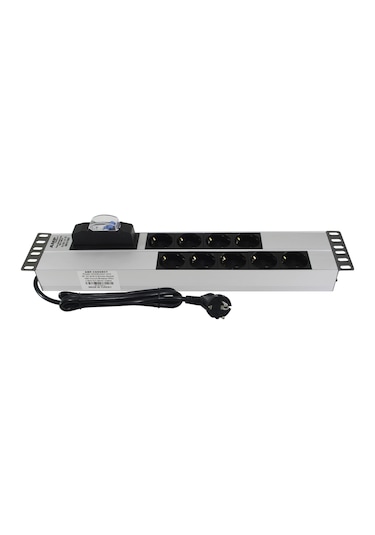 Amp Connect 9'Lu Schuko Kabinet Grup Prizi 16A Sigortalı (Pdu)