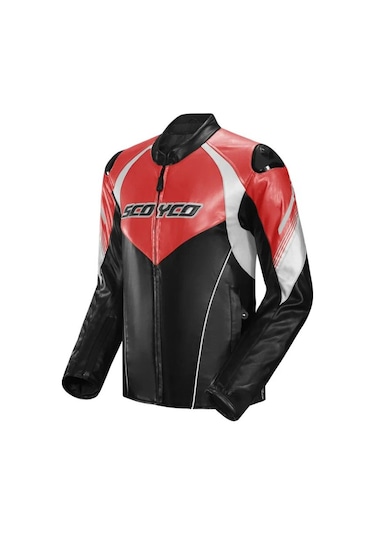 Motosiklet Montu 4 Mevsim Deri Ve Maxdura Kumaş Racing Mont