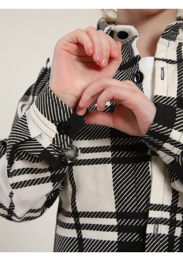 Onıc Çocuk Ekoseli Gömlek 271422866 Beyaz