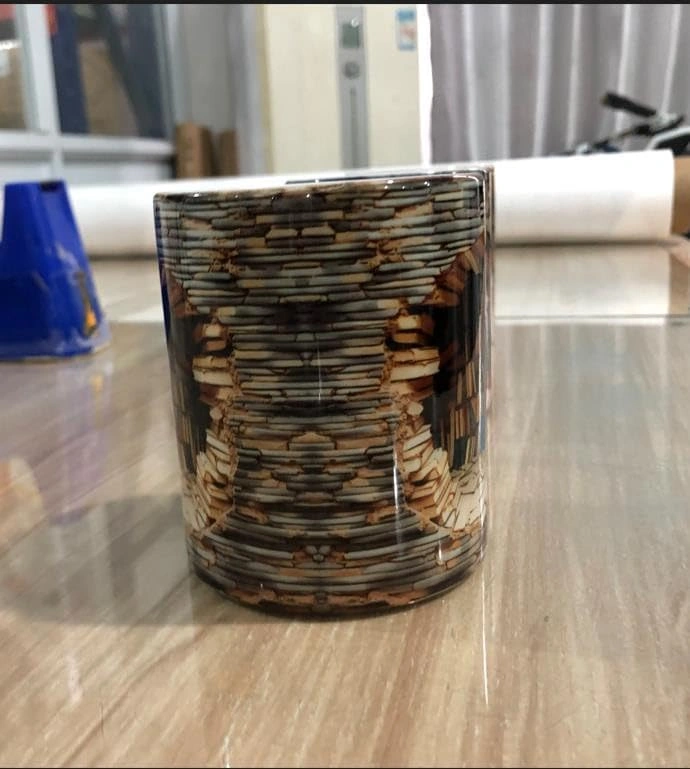 3d Kitaplık Kupası - Kütüphane Rafı Kupası, Kütüphane Kitaplığı Kupası, Kitapsever Kahve Kupası, Yaratıcı Mekan Tasarımı Çok İşlevli Seramik Kupa C Diğer