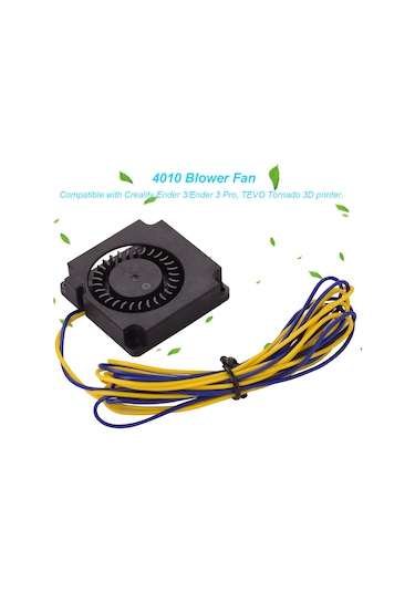 Geeksen 24v 4010 Hava Blower Fan, Creality Ender 3/ender 3 Pro Ve Tevo Tornado 3d Yazıcıları İçin, Yüksek Verimli Isı Dağıtımı, Kolay Kurulum
