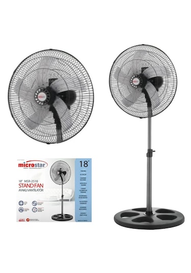 Microstar Msr-2518 Stand Fan 18 İnç Vantilatör