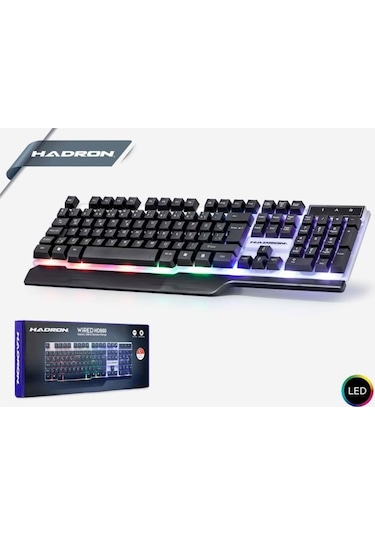 Hadron HD860 Usb Kablolu Led Işıklı Q Klavye