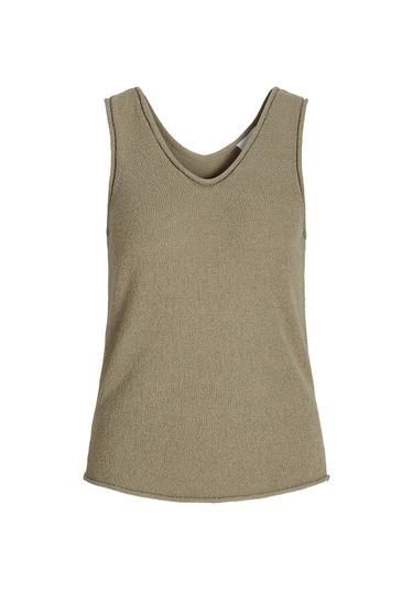 Jack & Jones Kadın Kalin Askili Triko Bluz - Amara - 12275494 Coriander