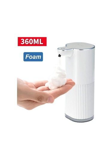 Lixiaqu01 Otomatik Sabunluk 4 Seviyeleri Ayarlanabilir Sıvı Beyaz