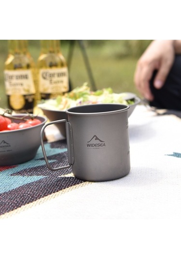 Dancemonkey Widesea Wstt-375ml Hafif Titanyum Bardak Altın