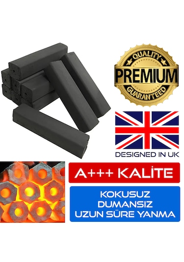 Briket Mangal Kömürü 10 Kg Tozsuz Dumansız Premium A+++ Kalite