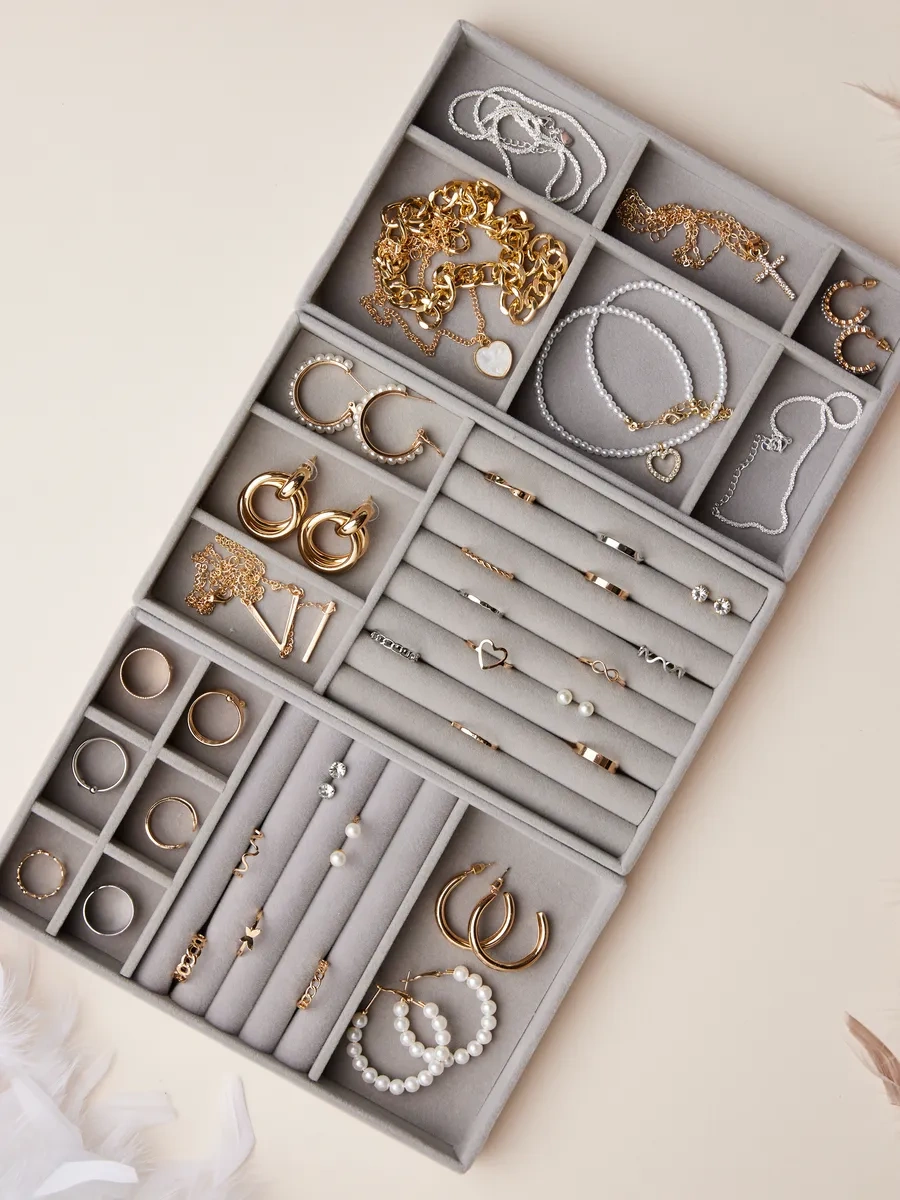 Detente Aksesuar Ve Takı Saklama Standı Organizatörü 463426809 Gri