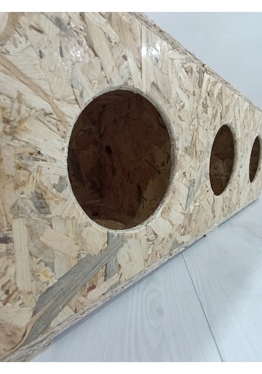 3 Lü Kedi Kulübesi Kedi Yuvası Evi 90 X 36 X 30 Cm