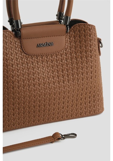 Armine Çanta Örgü 25yd7342 Taba Camel