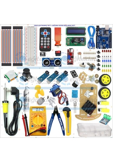 Yeni Elektronikçi Seti + Arduino Süper Başlangıç Seti