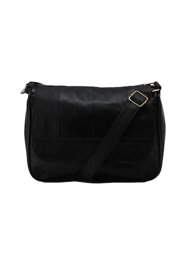 Çanta Sepetim Orta Boy Parça Deri Bayan Çanta Pd124-Siyah