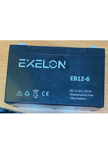 Exelon 6 Volt 12 Amper Akü 150 50 94 Mm 1630 Gram
