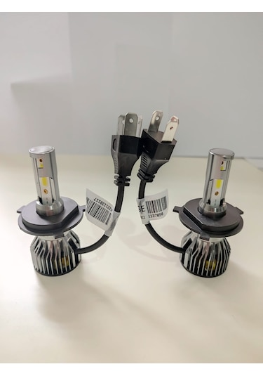 H4 Uzun Kısa Mini Led Xenon 12800 Lümen H4 Slim Led Zenon Beyaz
