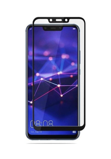Bufalo Huawei Mate 20 Lite Ekran Koruyucu 9D Temperli Cam - Siyah