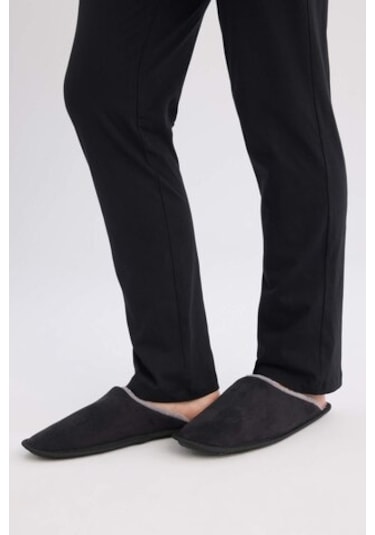 Defacto Erkek Düz Taban Ev Terliği D4777ax24wnbk23 Siyah