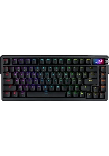 Asus Rog Azoth Extreme NX SNOW/PBT/UK İngilizce RGB Kablosuz Mekanik Oyuncu Klavyesi