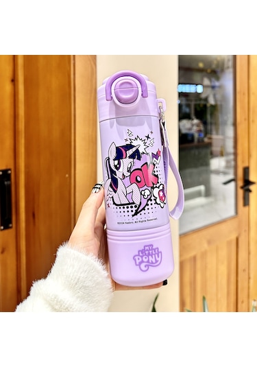 Benim Küçük Midilli Çocuk Termos Bardağım- Mor