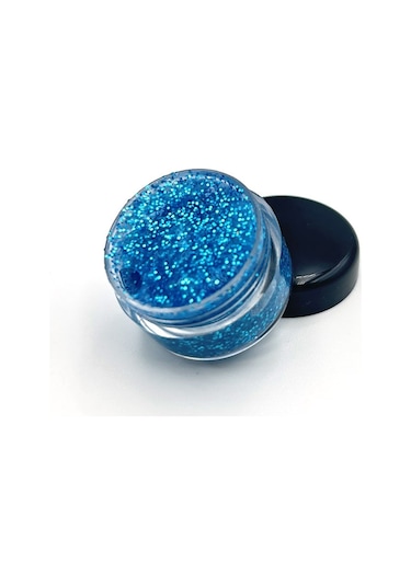 Artikel Sim Glitter Yüz Ve Vücut Parıltısı Party Glitter Makyaj Simi Mavi