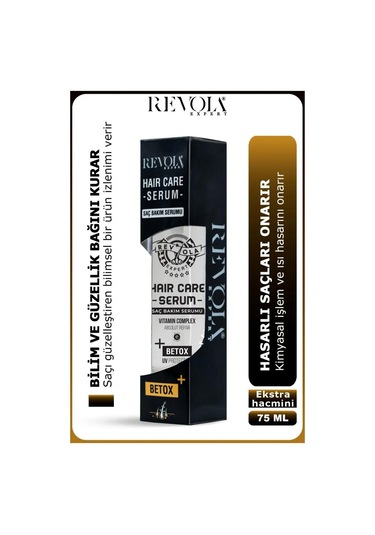 Revola Expert E Vitaminli Tam Onarıcı Saç Bakım Serumu 75 Ml Betox Botox Etkili