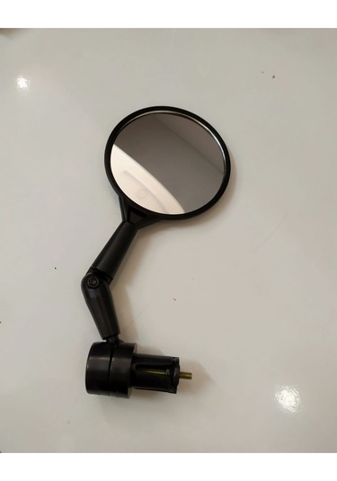 Xbyc 4012 Gidon Bağlantılı Ayna Geniş Açılı Vidalı Yuvarlak Bisiklet Ayarlanabilir Ayna