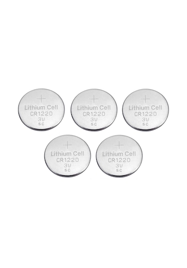 Yuma Cr1220 Süper Lityum 3v 5 Li Kart Düğme Pil