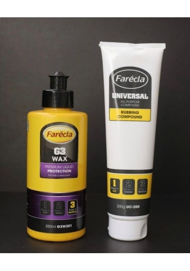Farecla Universal Tüp Pasta 200gr ve Farecla G3 Wax Cila 250ml