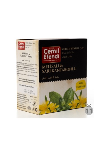 Cemil Efendi Melisa Sarı Kantaron Karışık Bitki Çayı 60'lı Süzen Poşet