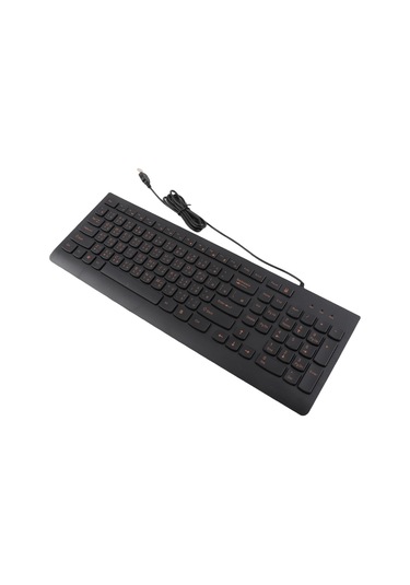 Dianziye 108 Tuşlu Usb Kablolu Sessiz Çin Klavyesi - Dayanıklı Yazı, Hızlı Tepki, Ev/ofis Kullanıma Uygun