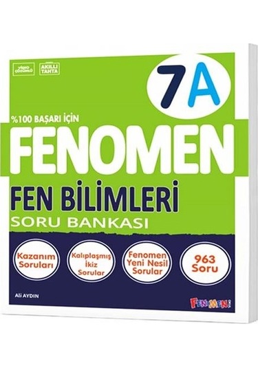 Fenomen 7. Sınıf Fen Bilimleri A Soru Bankası