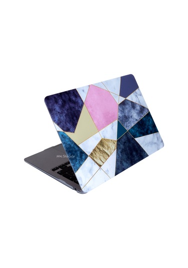 Macbook Uyumlu Air M1 Kılıf 13 İnç Maarble14nl Touchıd'li M1 Air A2337 A2179 A1932 İle Uyumlu Karışık