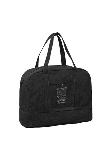 Siyah Modern Seyahat Saklama Çantası Su Geçirmez Astar Deforme Olmayan Yerden Tasarruf S Siyah