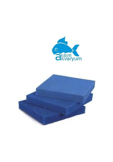 Akvaryum Filtre Süngeri Biyolojik Sünger 25x25x5 Cm