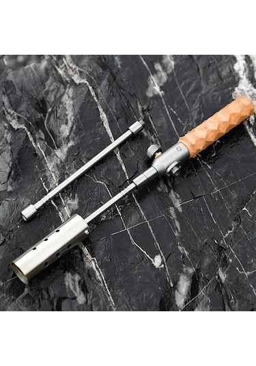 Maiyame Stailnles Çelik Isıtma Aleti - 12000kcal/h 900-1200 C 360/585mm Dış Mekan Barbekü, Pişirme, Metal Isıtma Ve Kaynaklama Torchu Çok Renkli