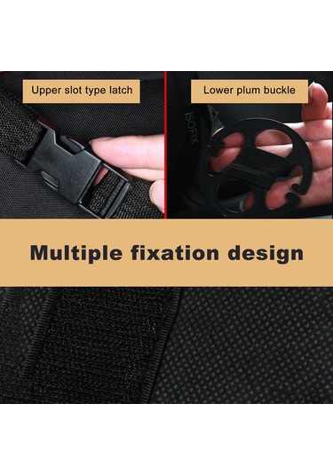 Springsun Araba Bagaj Organizer Çanta - İyileştirilmiş Model, 4 Kutu Ve 3 Çanta, Siyah-kırmızı, Oksford Kumaş Siyah